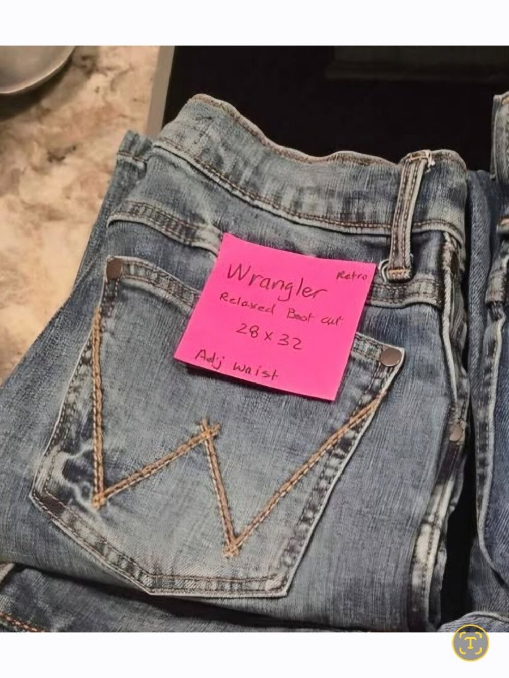Mens Wrangler Retro Relaxed Bootcut (Adj waist)
